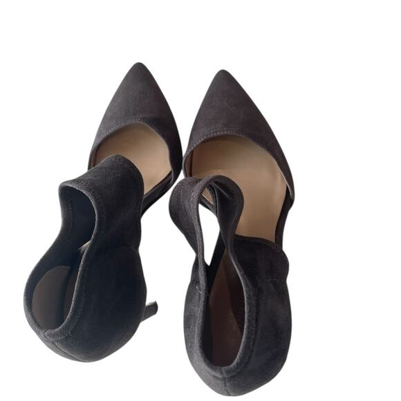 ANN TAYLOR Gray Suede Pointed Toe, Sz 6, Elegant, Career Chic - Picture 13 of 13